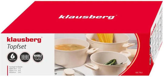 Klausberg Комплект Съдове За Готвене От Алуминий 3 Части