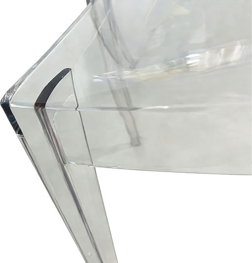 Scaun Catering Plastic Haloir Transparent 40x35x90cm