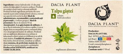 Dacia Plant Tinctură de Talpa Gâștei 50ml