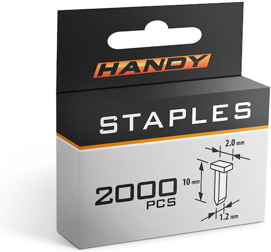 T-type Nails Manual Stapler 1.2 X 2 X 10 Mm Set 2000 Pcs