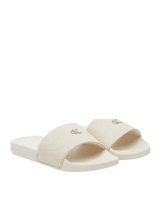 Women's Slides Beige