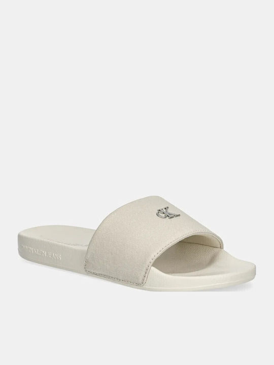 Women's Slides Beige
