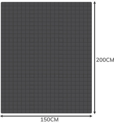 Ruhhy Одеяло Гравитация Двойно 200x150см Сиво