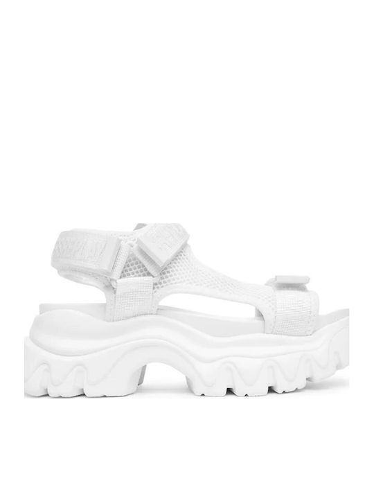 Juyce Women's Flat Sandals Sporty in White Color