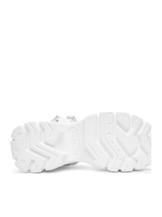 Juyce Women's Flat Sandals Sporty in White Color