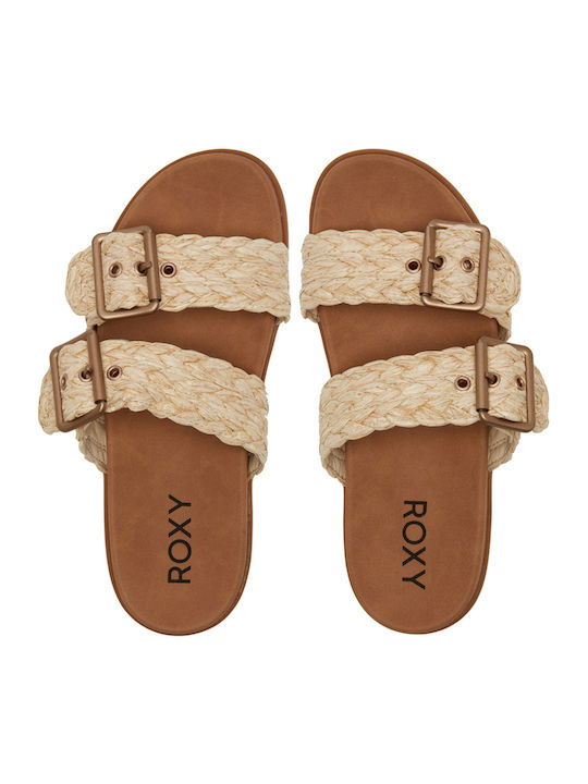 Into Summer Flache Sandalen für Damen in Beige Farbe