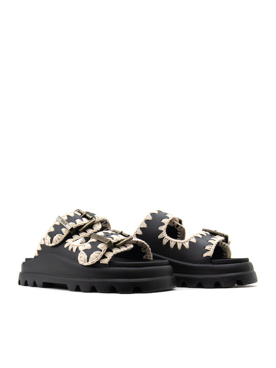 Women's Flat Sandals Black