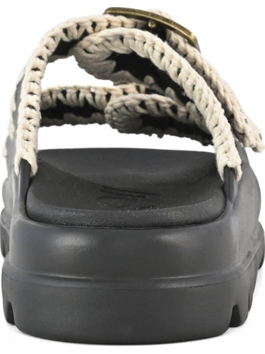 Women's Flat Sandals Black