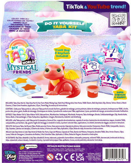 Taba World Diy Taba Mythical Friends Display 8 Pieces B89591 B89591 0081017927558
