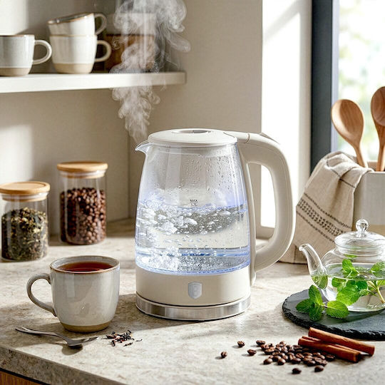 Berlinger Haus Βραστήρας 1.7lt 2200W Λευκός