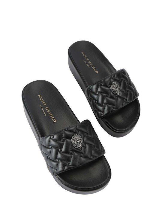 Meena Eagle Flache Sandalen für Damen Schwarz