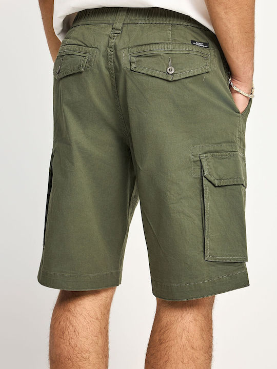 Men's Cargo Bermuda Deep Forest FBM013-030-03-Deep-Forest