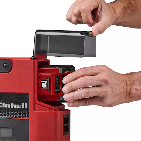 Einhell Suppero 18/380 Elektrische Wiederaufladbare Pumpen für Aufblasbares 18V mit Manometer