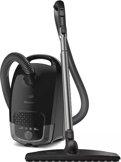 Miele Guard S1 Ηλεκτρική Σκούπα 890W με Σακούλα 3.5lt Μαύρη