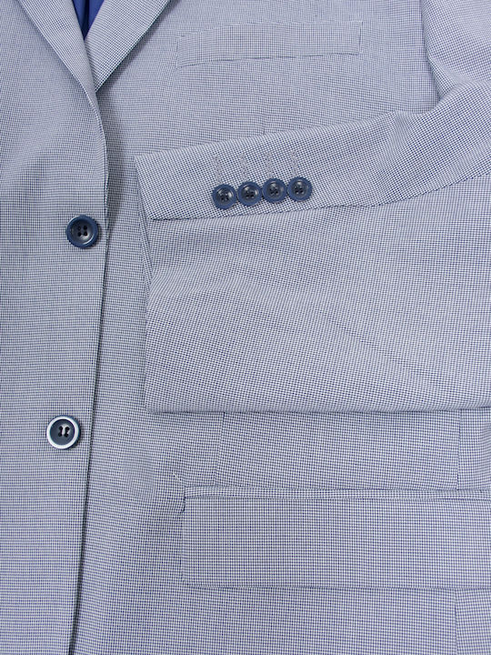 Sommer Herrenanzugsjacke Hellblau
