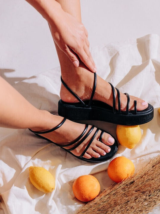 Hera Sandals Δερμάτινα Σανδάλια