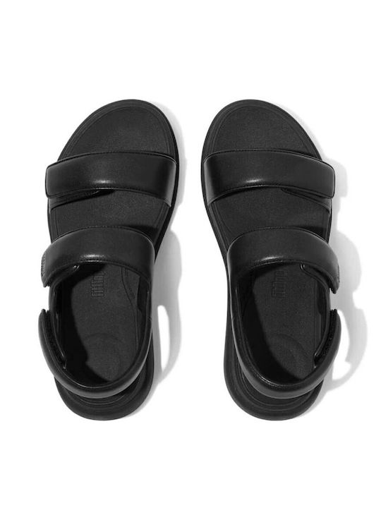 Women's Flat Sandals Flatforms in Black Color