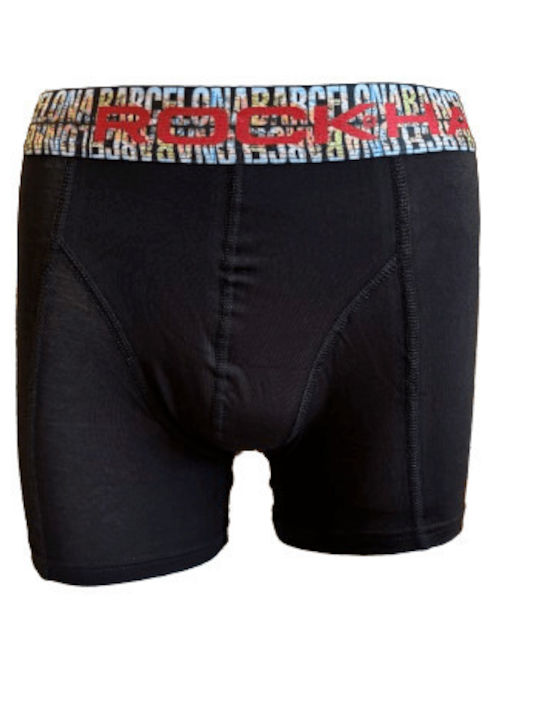 Ανδρικά Μποξεράκια Μαύρα με Σχέδια 2Pack
