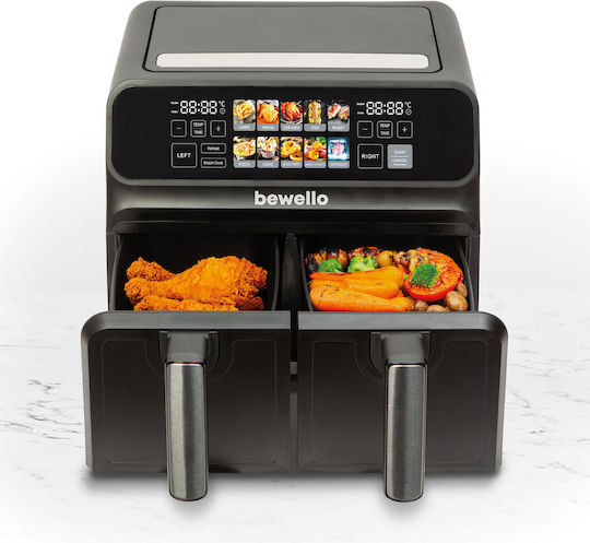 Gastroback Heißluftfritteusen mit Doppeltem Abnehmbaren Behälter 8lt Schwarz