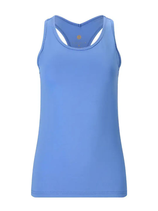 Women's Sports Sleeveless Blue Blouse Blue