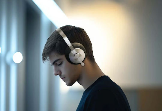 Muse M-298SBL Ενσύρματα Over Ear Ακουστικά Ασημί