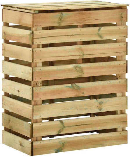 Schiebetür Orkdal Natur 86 x 198,5 cm Massivholz Kiefer 3445546 Braun
