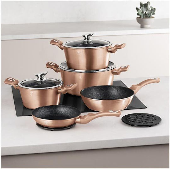 Berlinger Haus Metallic Line Cookware Set 5 Pieces