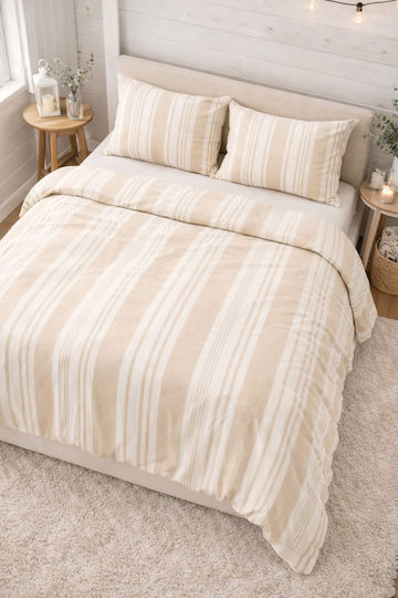 SteweHome Σετ Διπλή 200x200cm Καφέ