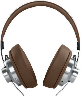 Muse M-298SBR Ασύρματα Bluetooth Over Ear Ακουστικά Καφέ