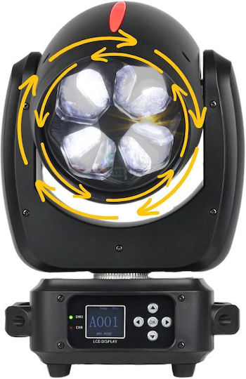 Light4me Прожектор Wash LED Red Line Червено / Червено