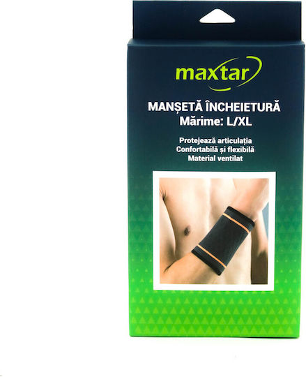 Maxtar Elastic Wrist Brace in Black Color