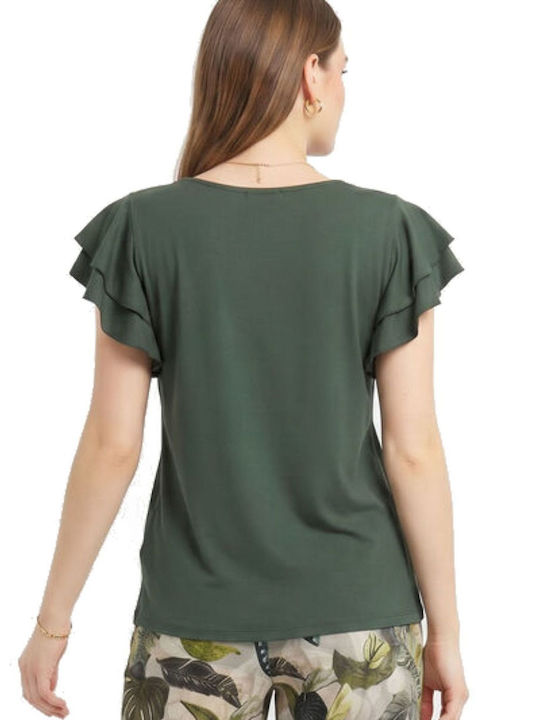 Women's Blouse Khaki