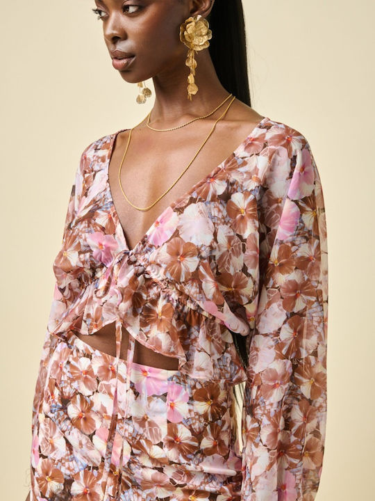 Women's Crop Top Floral