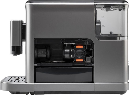 Gorenje Αυτόματη Μηχανή Espresso 1350W Πίεσης 20bar για Cappuccino με Μύλο Άλεσης Γκρι GFACM20S