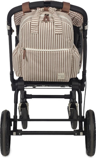 Walking Mum Backpack Diaper Bag Beige 37x28x13cm
