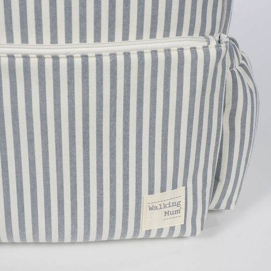 Walking Mum Diaper Bag-Backpack Blue 37x28x13cm