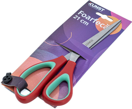 Kunst & Papier Foarfece 21cm Cu Lamă Inox Roșie 1 Bucată