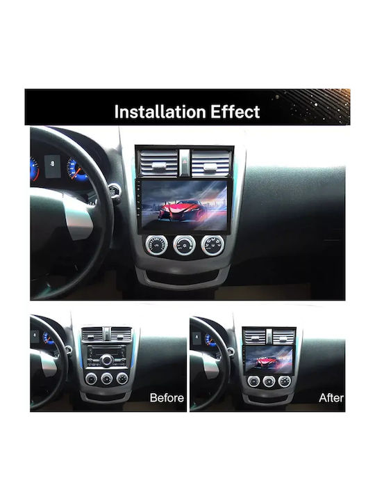 Car Audio System for Mitsubishi Colt 2013-2023 Bluetooth USB WiFi GPS Apple CarPlay Android Auto with 9" Touch Screen