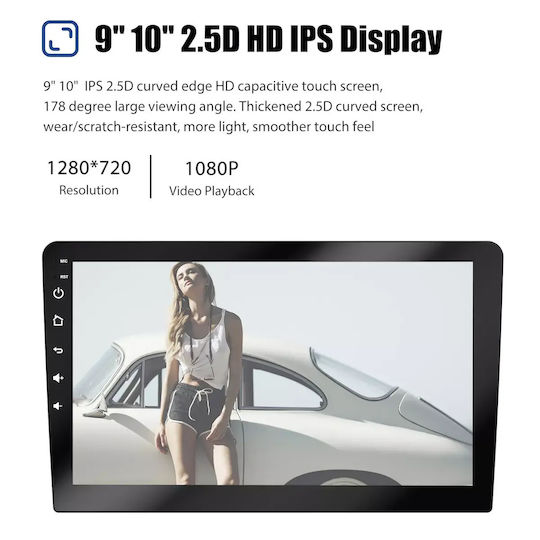 Ηχοσύστημα Αυτοκινήτου για Honda Civic 2001-2006 (Bluetooth/USB/WiFi/GPS/Apple-Carplay/Android-Auto) με Οθόνη Αφής 9"