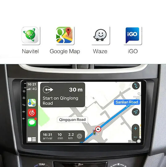 Ηχοσύστημα Αυτοκινήτου για Honda Civic 2001-2006 (Bluetooth/USB/WiFi/GPS/Apple-Carplay/Android-Auto) με Οθόνη Αφής 9"