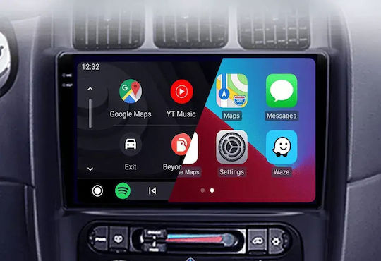 Car Audio System for Mitsubishi Colt 2013-2023 Bluetooth USB WiFi GPS Apple CarPlay Android Auto with 9" Touch Screen