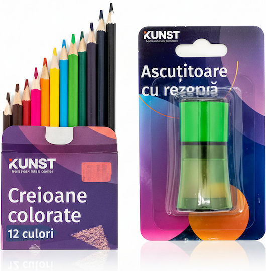 Kunst & Papier Ξυλομπογιές Σετ 12 χρώματα
