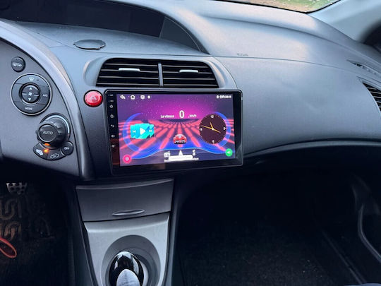 Car Audio System for Honda Civic 2006-2012 with Clima (Bluetooth/USB/WiFi/GPS/Apple CarPlay/Android Auto) with 9" Touch Screen