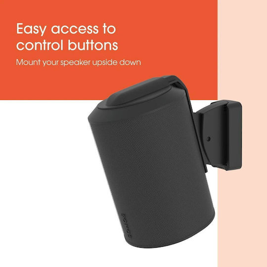 Vogel's Speaker Wall Mount (Piece) in Black Colour