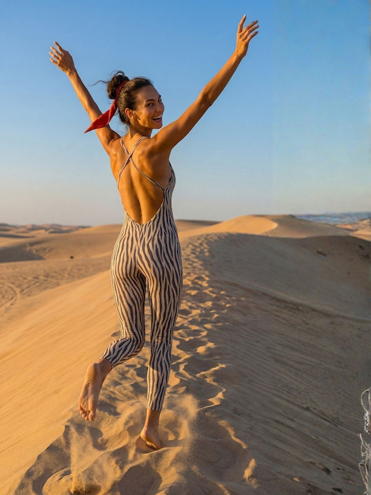 Γυναικεία Ολόσωμη Φόρμα Zebra Print