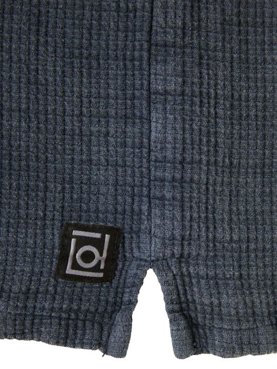 Short Sleeve Shirt in Regular Fit Vintage Blue