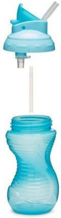 Munchkin Toddler Cup Mighty Grip Flip Plastic Light Blue 300ml for 12m+