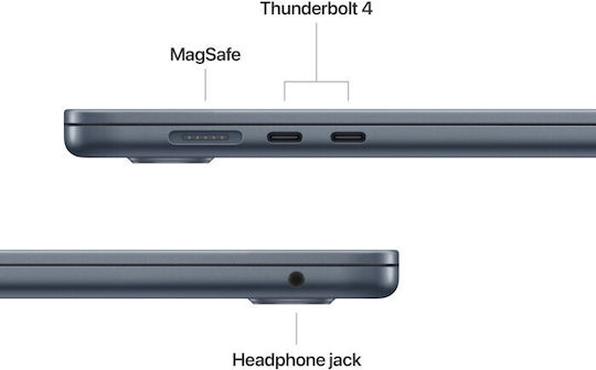 MacBook Air 15.3" IPS Retina Display (M5-10-Core/24GB/512GB SSD/10-Core GPU) Midnight (GR Keyboard)