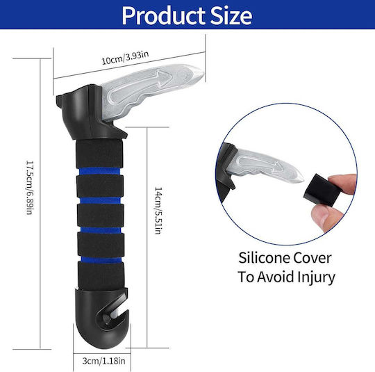 Emergency Hammer Car Handle Belt Cutter