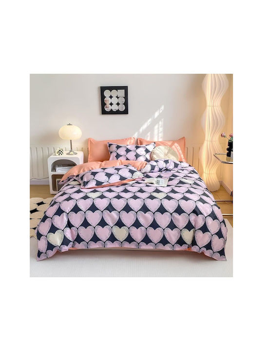 SteweHome Single Quilt Set 160x220cm Dark Blue